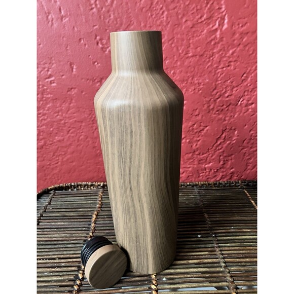 CORKCICLE Canteen Walnut Wood Stainless Steel Insulated Tumbler 30 oz. - Picture 3 of 6